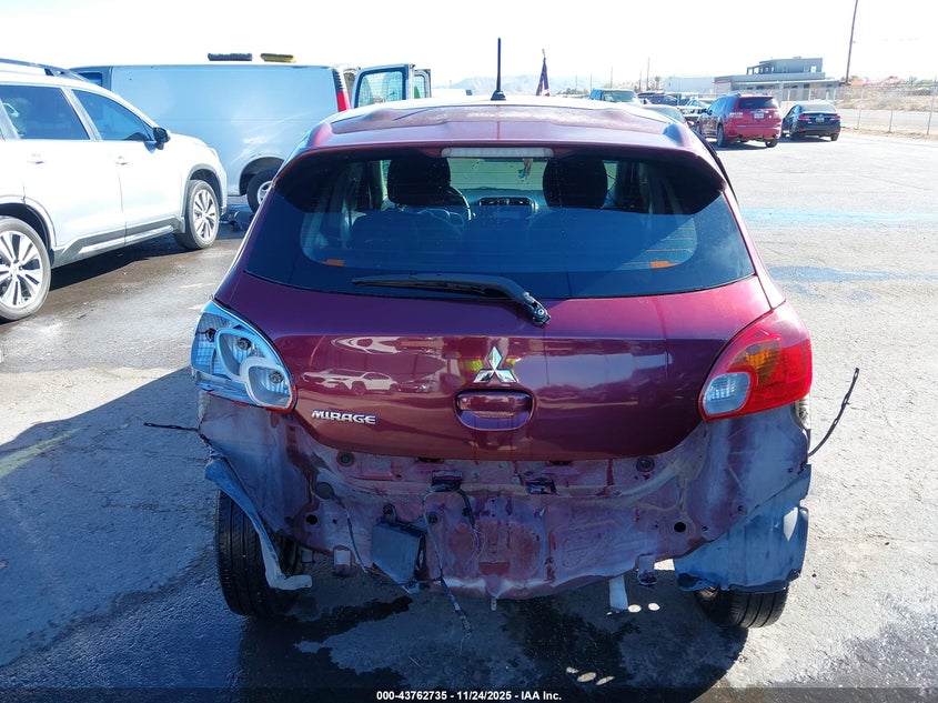 2018 Mitsubishi Mirage VIN: ML3AA28J3JH002972 Lot: 43762735
