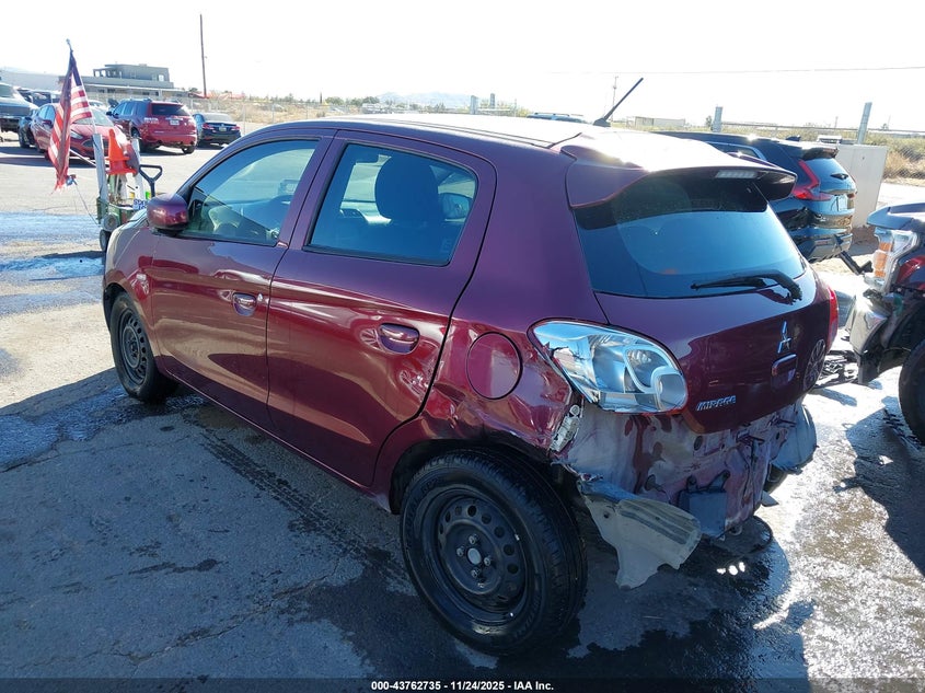 VIN ML3AA28J3JH002972 2018 MITSUBISHI MIRAGE
