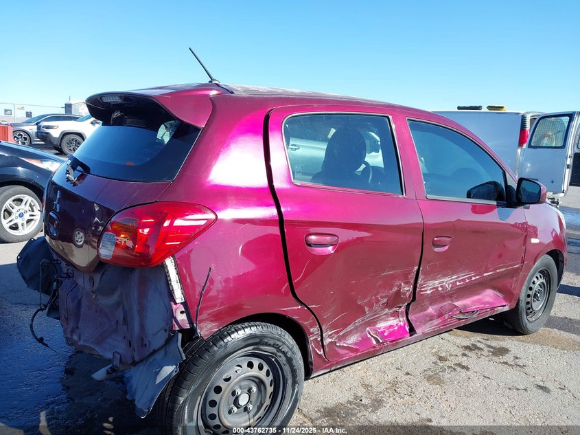 2018 Mitsubishi Mirage VIN: ML3AA28J3JH002972 Lot: 43762735