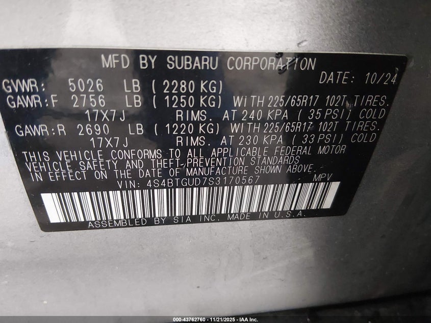 2025 Subaru Outback - Ansicht 9