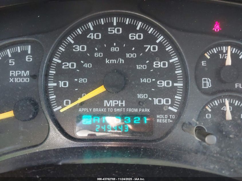 2000 Chevrolet Silverado 1500 Ls VIN: 2GCEK19V5Y1331287 Lot: 43762769