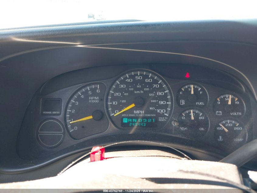 2000 Chevrolet Silverado 1500 Ls VIN: 2GCEK19V5Y1331287 Lot: 43762769