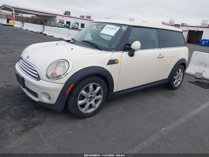 2009 Mini Cooper Clubman VIN: WMWML33529TX35122 Lot: 43762814