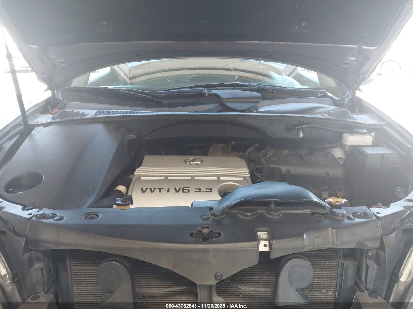 2005 Lexus Rx 330 VIN: JTJGA31U850058697 Lot: 43762848