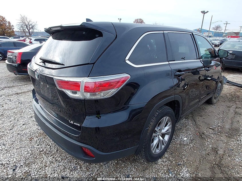 2016 Toyota Highlander Le Plus V6 VIN: 5TDBKRFH2GS351858 Lot: 43762850