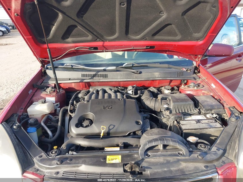 2008 Kia Optima Lx V6 VIN: KNAGE124985244506 Lot: 43762922