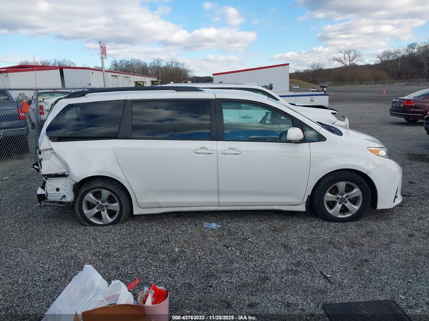 2019 Toyota Sienna Le 8 Passenger VIN: 5TDKZ3DC2KS968993 Lot: 43763033