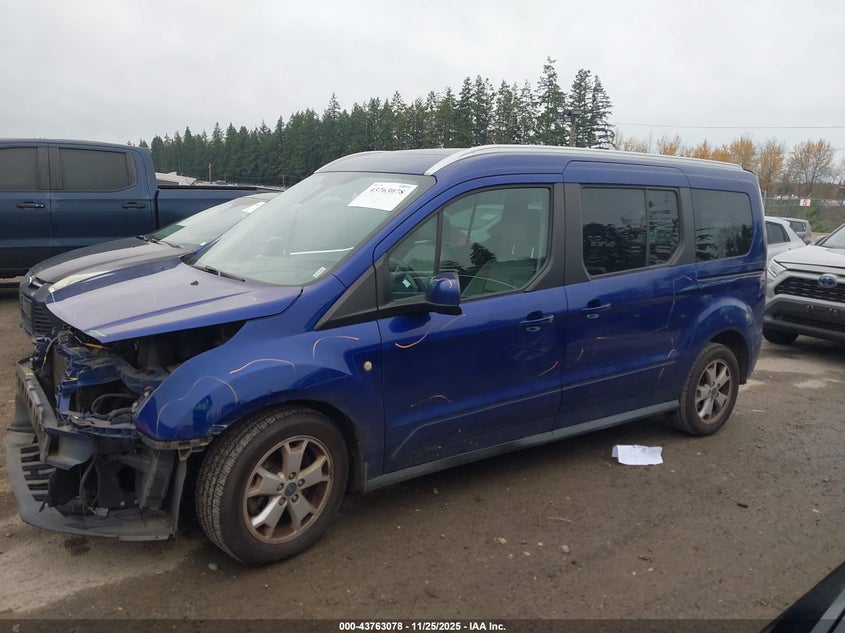 2016 Ford Transit Connect Titanium VIN: NM0GE9G7XG1234994 Lot: 43763078
