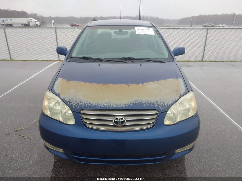 2003 Toyota Corolla S VIN: 1NXBR32E93Z041843 Lot: 43763081