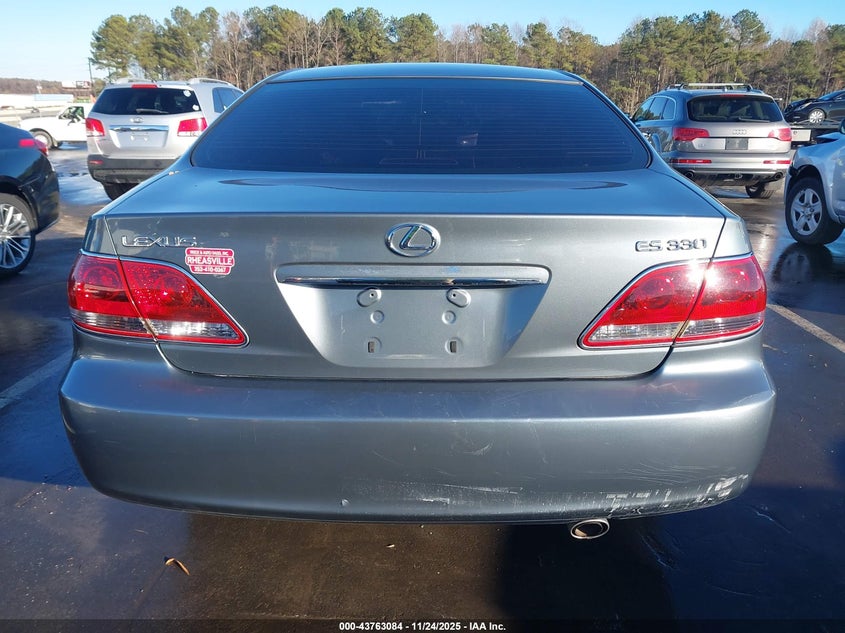 2006 Lexus Es 330 VIN: JTHBA30G665166943 Lot: 43763084