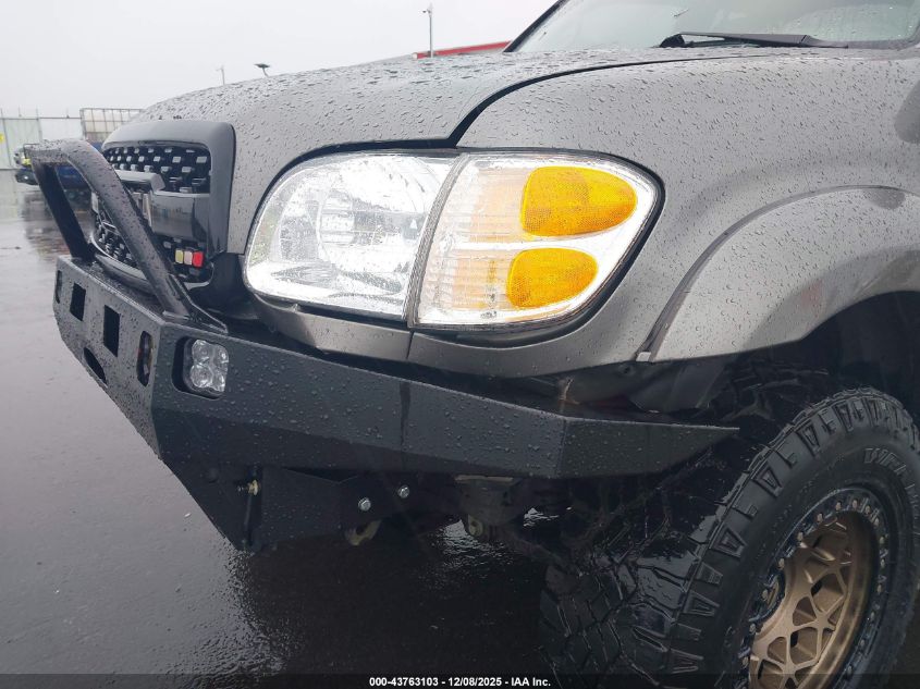 2003 Toyota Sequoia Limited V8 VIN: 5TDBT48A13S145618 Lot: 43763103