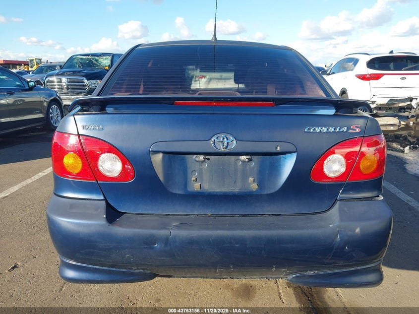 2004 Toyota Corolla S VIN: 1NXBR32E04Z196301 Lot: 43763156