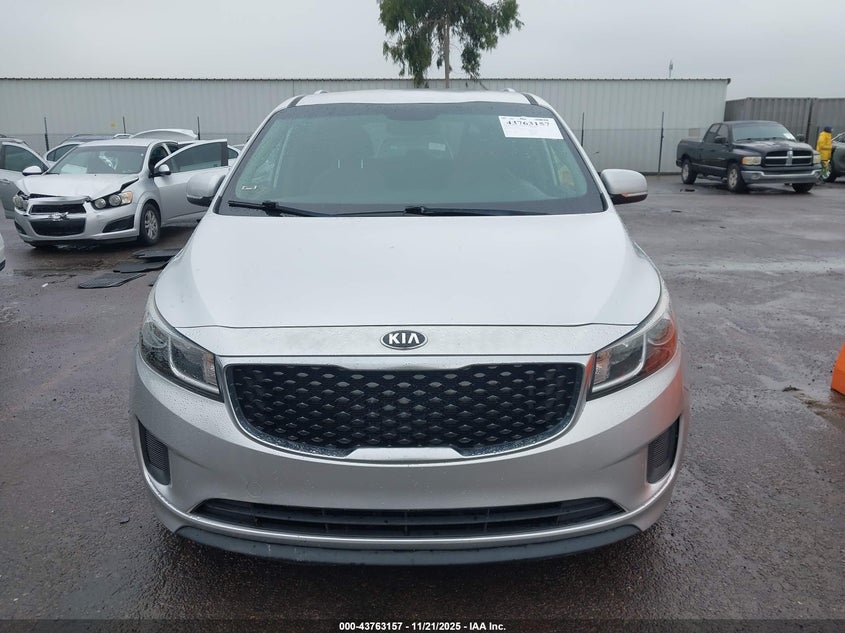 2016 Kia Sedona Lx VIN: KNDMB5C17G6192327 Lot: 43763157