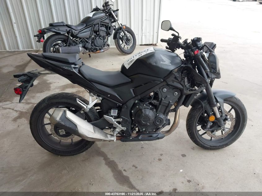 2025 Honda Cb500 F VIN: MLHPC7153S5100010 Lot: 43763166