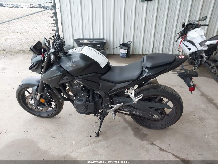 2025 Honda Cb500 F VIN: MLHPC7153S5100010 Lot: 43763166