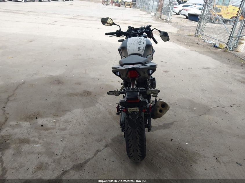 2025 Honda Cb500 F VIN: MLHPC7153S5100010 Lot: 43763166