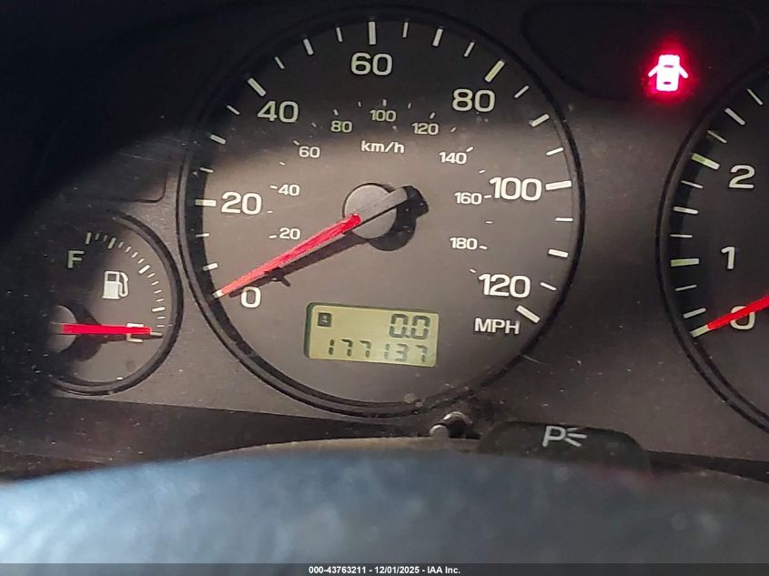 2001 Subaru Forester S VIN: JF1SF65611G755941 Lot: 43763211