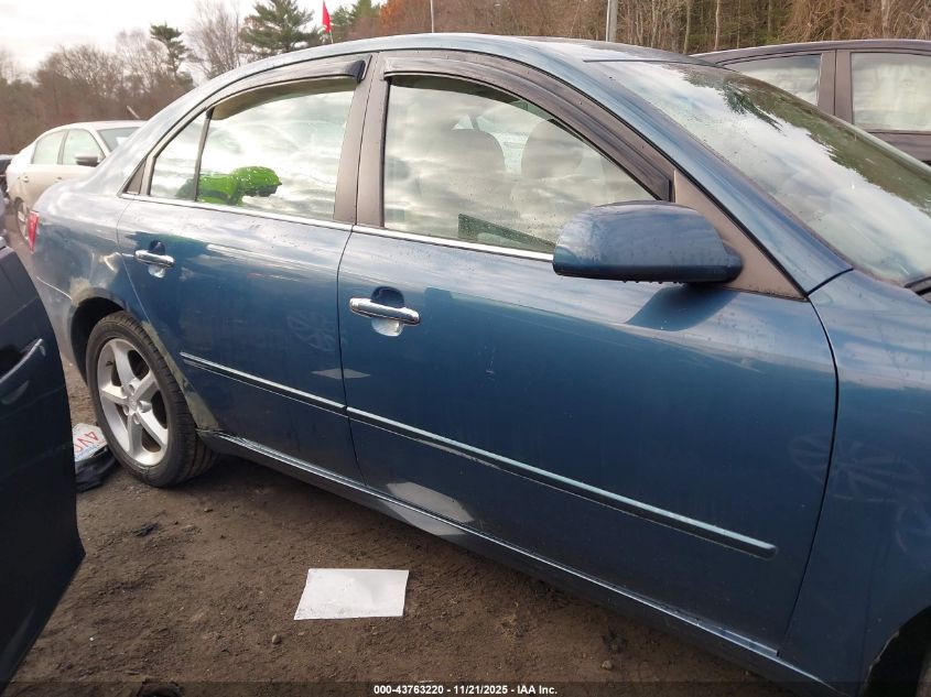 2006 Hyundai Sonata Gls V6/Lx V6 VIN: 5NPEU46F36H051405 Lot: 43763220