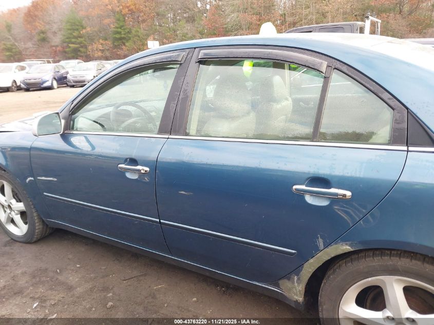 2006 Hyundai Sonata Gls V6/Lx V6 VIN: 5NPEU46F36H051405 Lot: 43763220