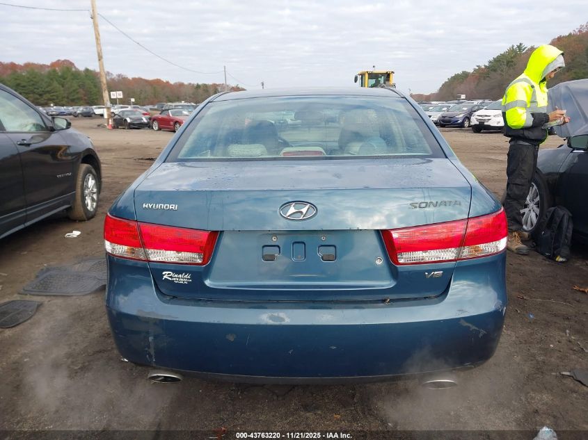 2006 Hyundai Sonata Gls V6/Lx V6 VIN: 5NPEU46F36H051405 Lot: 43763220