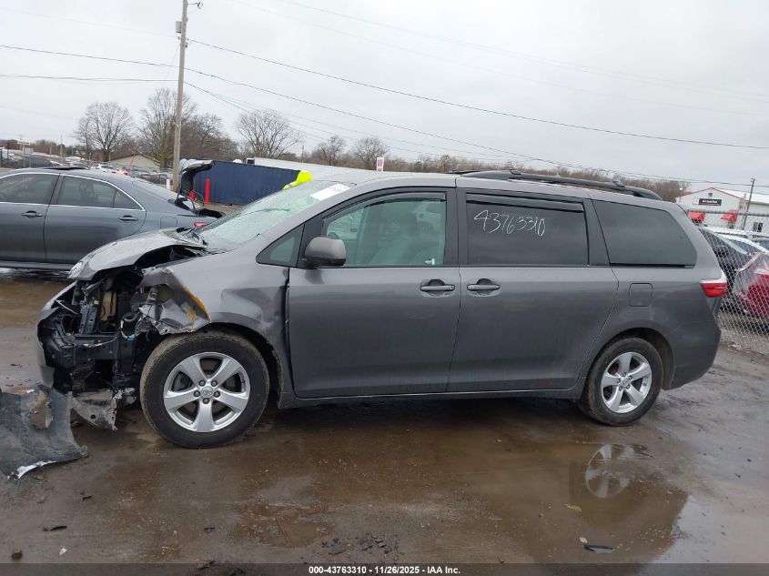 2015 Toyota Sienna Le 8 Passenger VIN: 5TDKK3DCXFS589184 Lot: 43763310