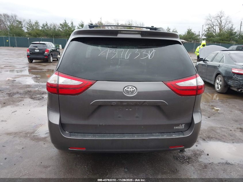 2015 Toyota Sienna Le 8 Passenger VIN: 5TDKK3DCXFS589184 Lot: 43763310