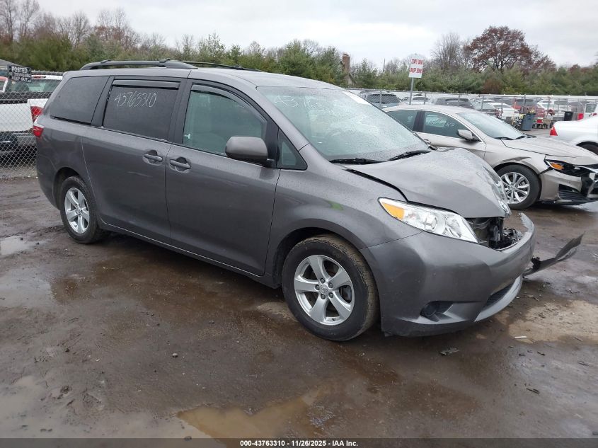 TOYOTA SIENNA LE 8 PASSENGER