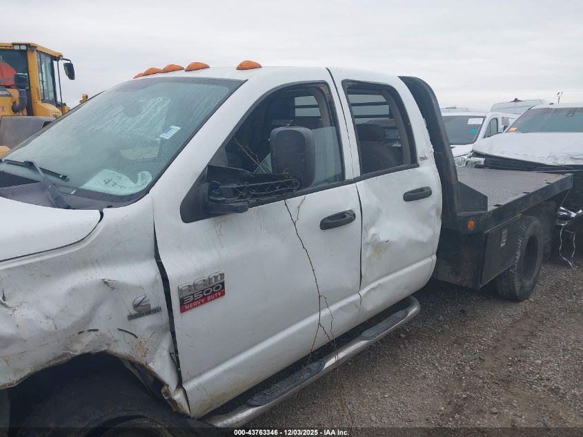 2008 Dodge Ram 3500 Hd Chassis St/Slt/Laramie VIN: 3D6WH48A68G144581 Lot: 43763346
