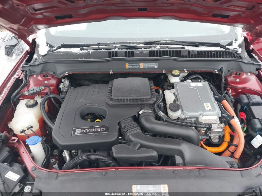 2019 Ford Fusion Hybrid Titanium VIN: 3FA6P0RU4KR137026 Lot: 43763352