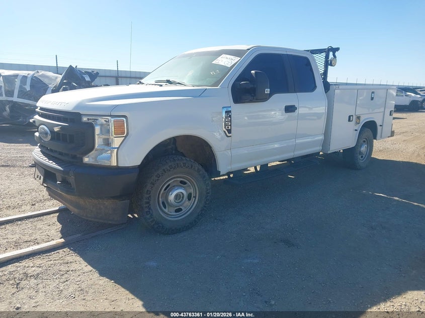 Vin: 1fd7x2b61led61845, lot: 44258758, ford f-250 xl 20202