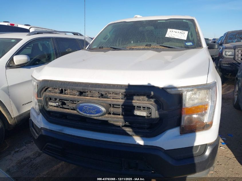 2021 Ford F-150 Xl VIN: 1FTFX1E51MKE12406 Lot: 43763365