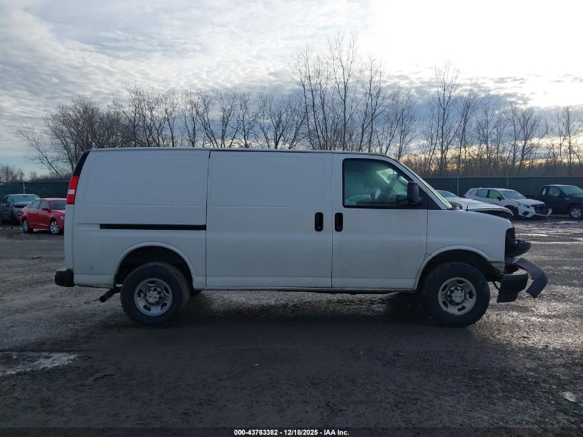 2022 Chevrolet Express Cargo Rwd 2500 Regular Wheelbase Wt VIN: 1GCWGAFP9N1226362 Lot: 43763382