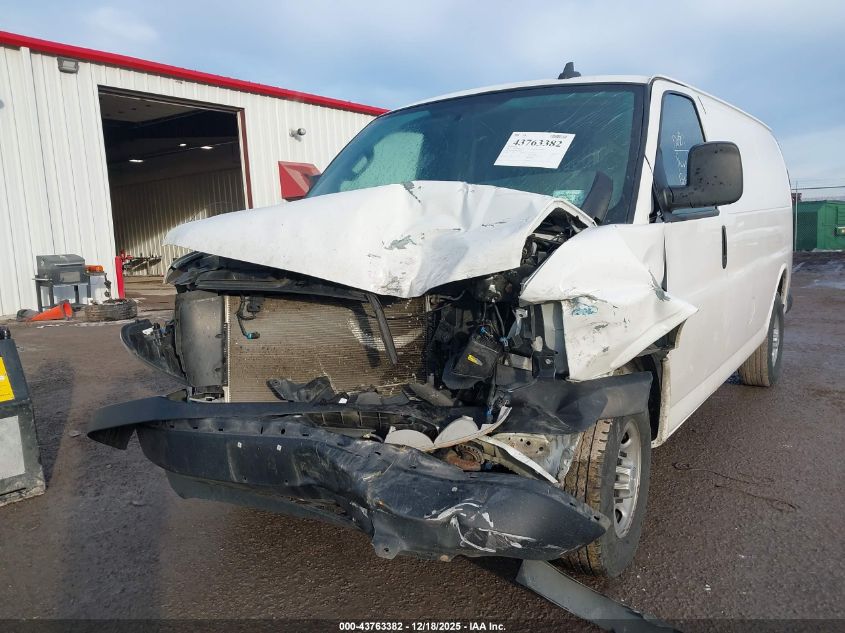 2022 Chevrolet Express Cargo Rwd 2500 Regular Wheelbase Wt VIN: 1GCWGAFP9N1226362 Lot: 43763382