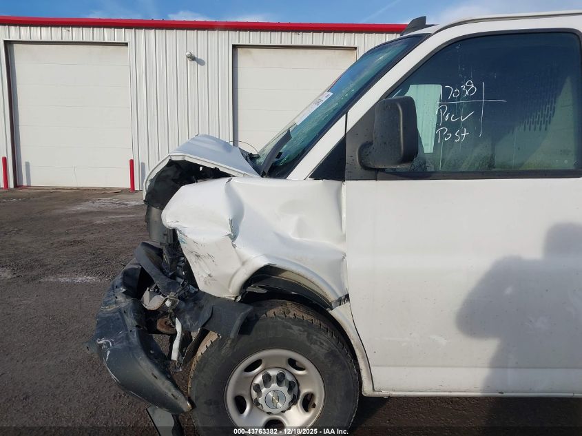 2022 Chevrolet Express Cargo Rwd 2500 Regular Wheelbase Wt VIN: 1GCWGAFP9N1226362 Lot: 43763382