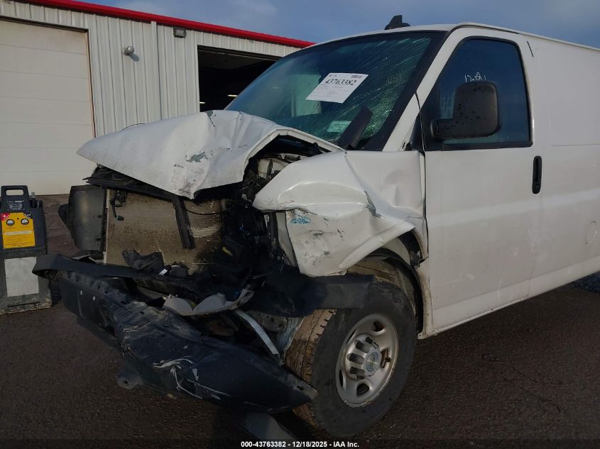 2022 Chevrolet Express Cargo Rwd 2500 Regular Wheelbase Wt VIN: 1GCWGAFP9N1226362 Lot: 43763382