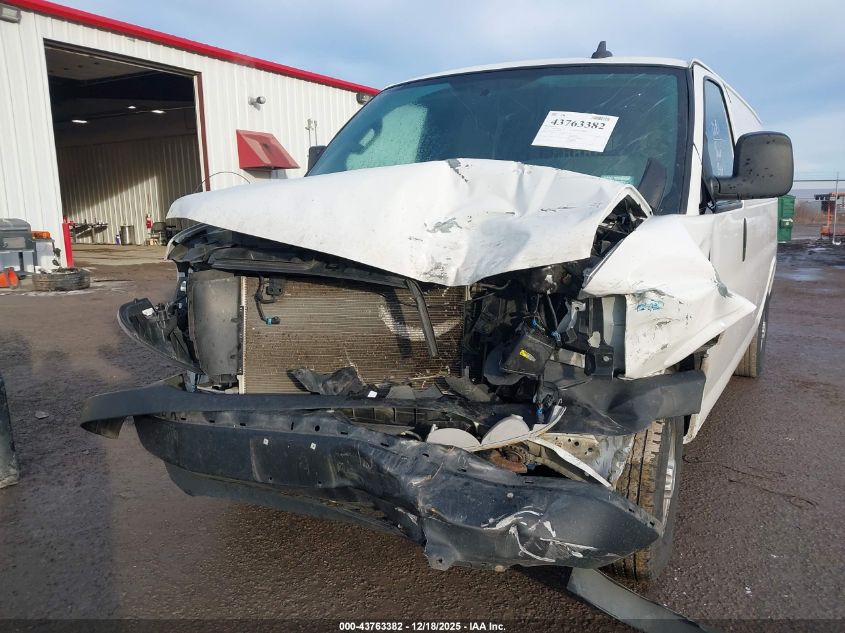 2022 Chevrolet Express Cargo Rwd 2500 Regular Wheelbase Wt VIN: 1GCWGAFP9N1226362 Lot: 43763382