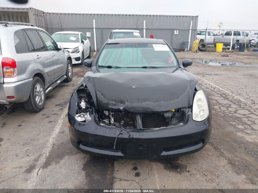 2006 Infiniti G35 VIN: JNKCV54E66M720422 Lot: 43763416