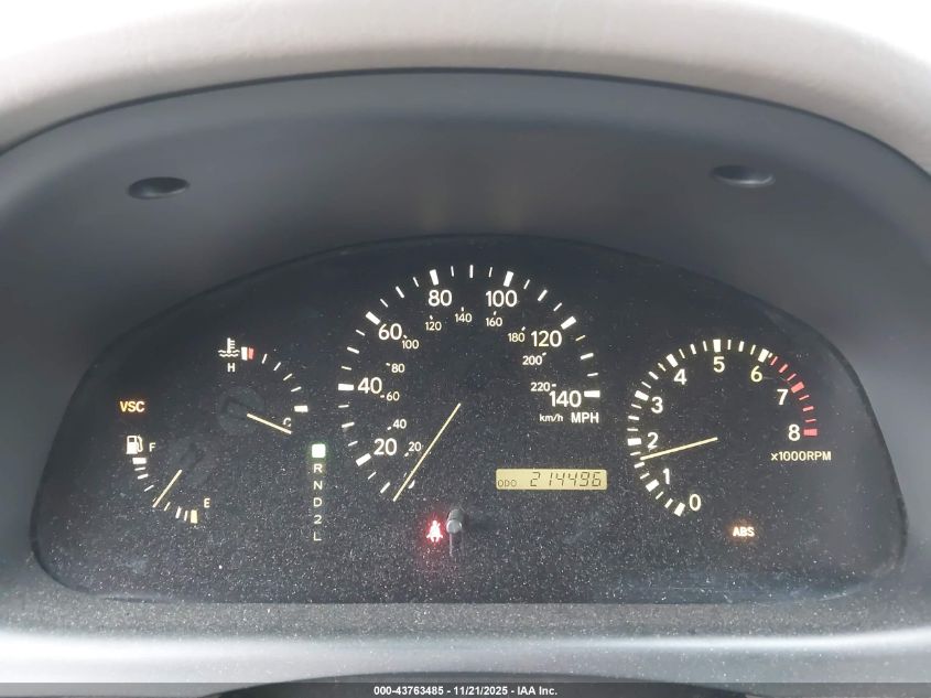 2001 Lexus Rx 300 VIN: JTJHF10UX10188762 Lot: 43763485