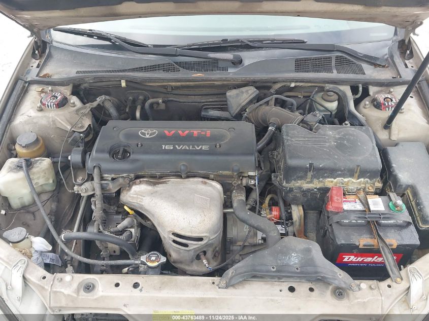 2002 Toyota Camry Le VIN: 4T1BE32K02U004258 Lot: 43763489