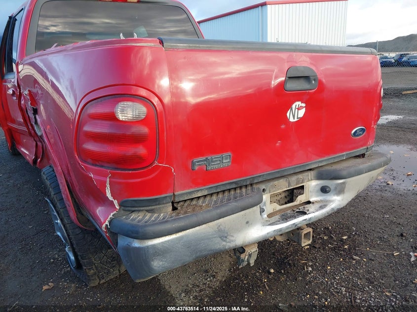 2001 Ford F-150 Harley-Davidson Edition/King Ranch Edition/Lariat/Xlt VIN: 1FTRW07L61KA88032 Lot: 43763514