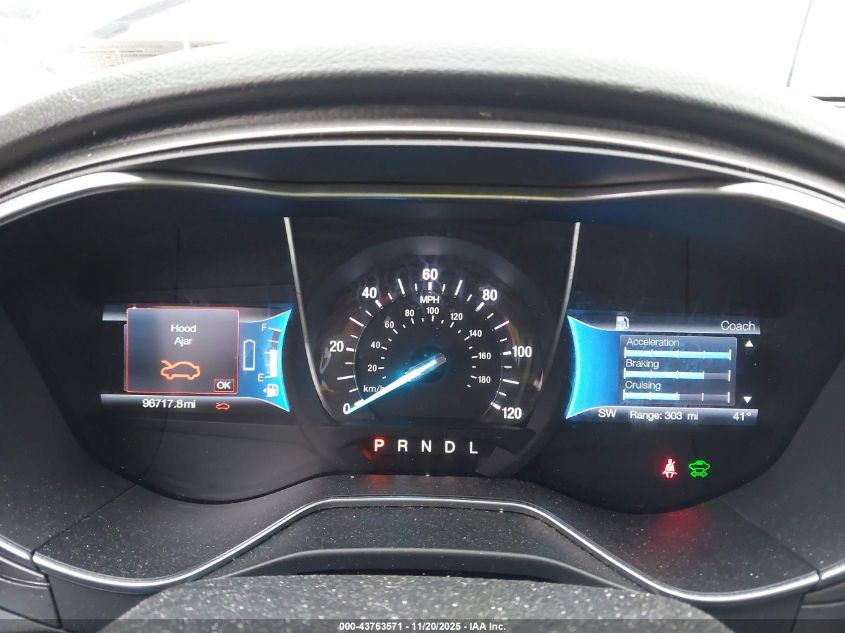 2017 Ford Fusion Energi Se Luxury VIN: 3FA6P0PU2HR160770 Lot: 43763571