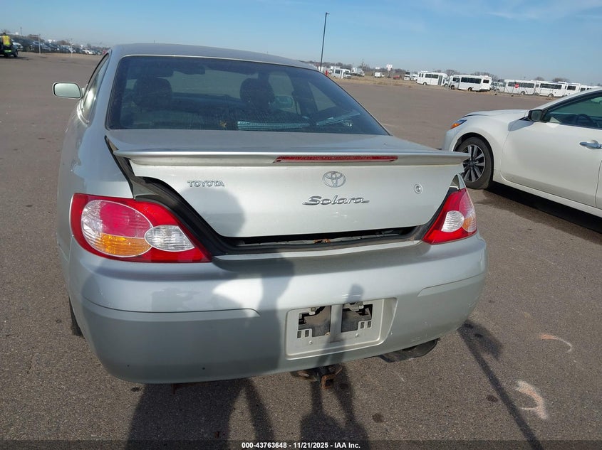 2002 Toyota Camry Solara Sle V6 VIN: 2T1CF28P92C581600 Lot: 43763648
