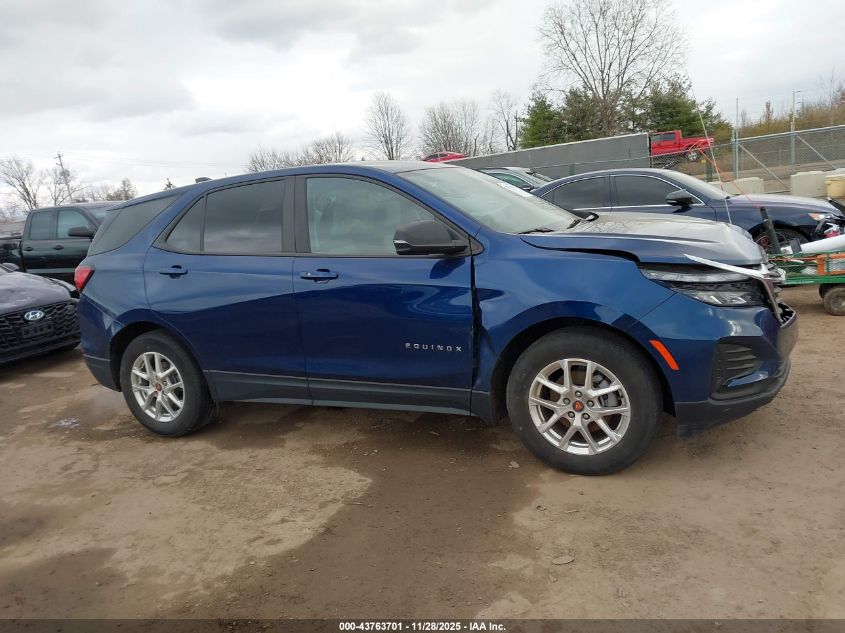 2022 Chevrolet Equinox Fwd Ls VIN: 3GNAXHEV7NS206331 Lot: 43763701