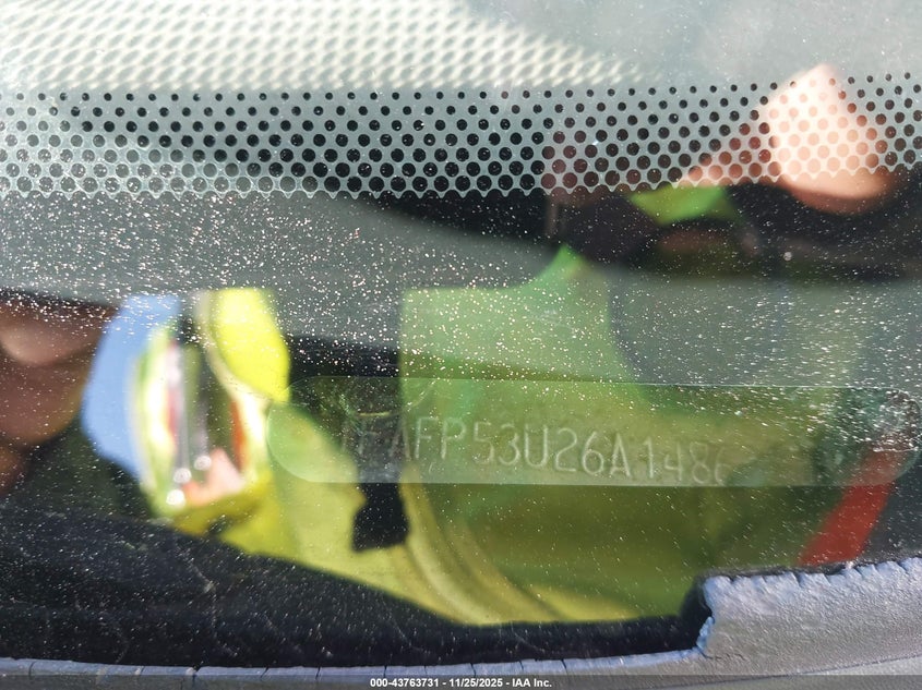 2006 Ford Taurus Se VIN: 1FAFP53U26A148631 Lot: 43763731