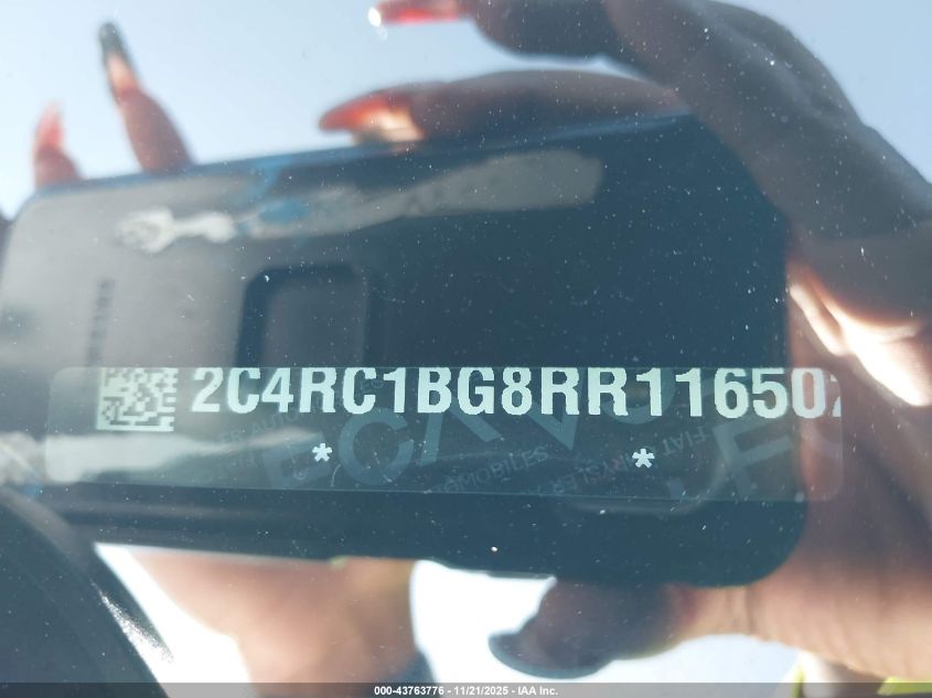 2024 Chrysler Pacifica Touring L VIN: 2C4RC1BG8RR116502 Lot: 43763776