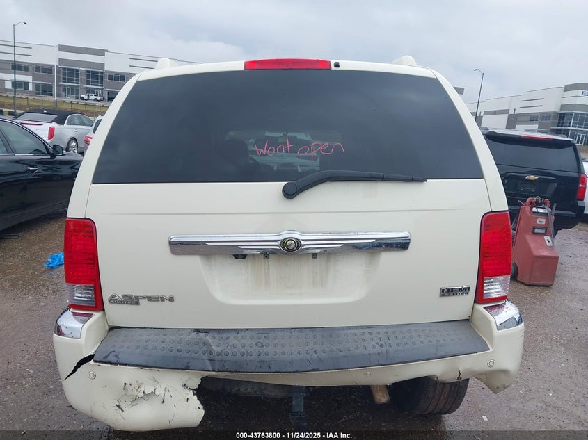 2008 Chrysler Aspen Limited VIN: 1A8HW58278F104054 Lot: 43763800