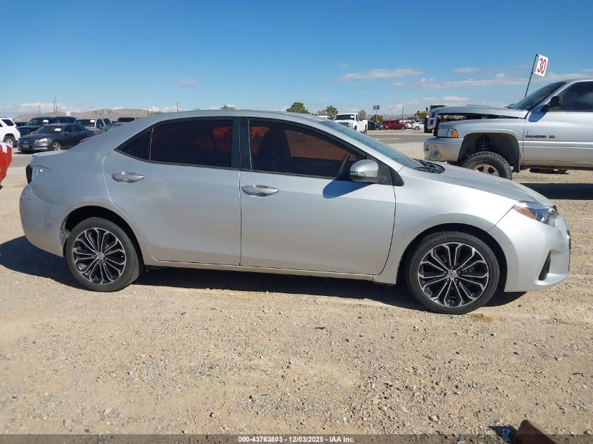 2014 Toyota Corolla S Plus VIN: 5YFBURHE2EP012102 Lot: 43763803
