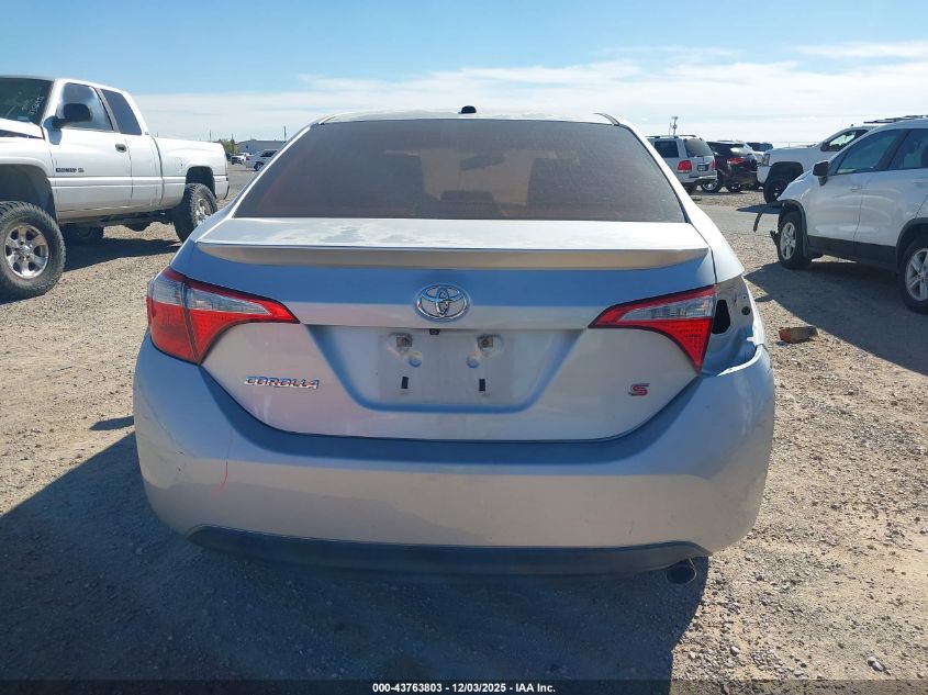 2014 Toyota Corolla S Plus VIN: 5YFBURHE2EP012102 Lot: 43763803