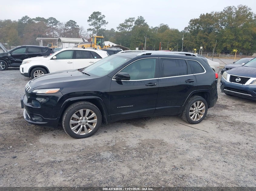 2017 Jeep Cherokee Overland 4X4 VIN: 1C4PJMJS6HW634795 Lot: 43763828