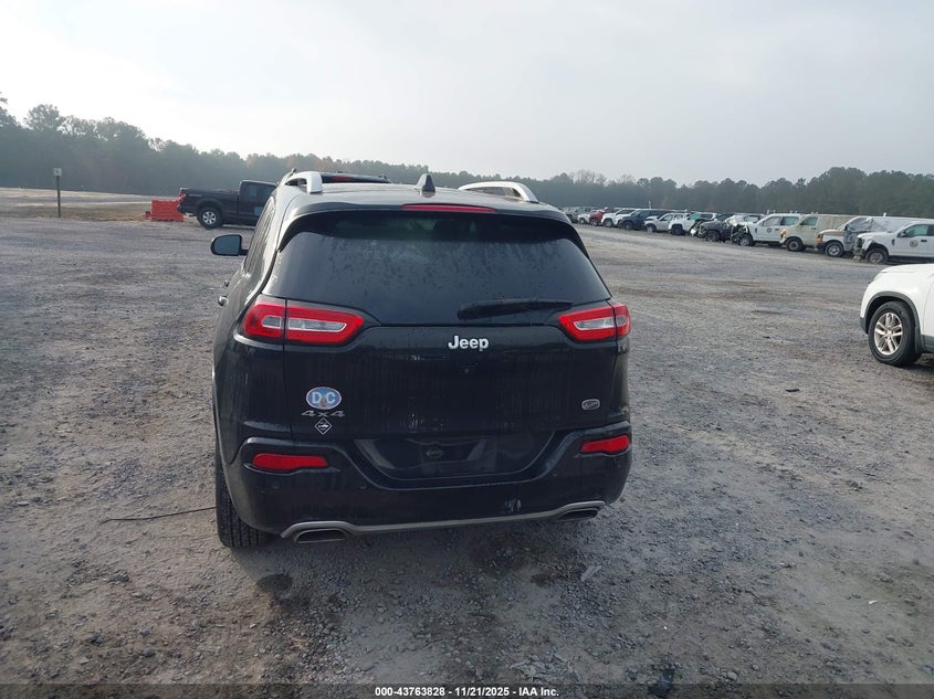 2017 Jeep Cherokee Overland 4X4 VIN: 1C4PJMJS6HW634795 Lot: 43763828